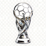 FIFA世界杯中文官网底部品牌标志，蓝色背景上呈现网站标识